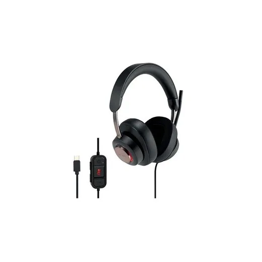 Náhlavné slúchadlá, s mikrofónom, USB-C, KENSINGTON "H2000"