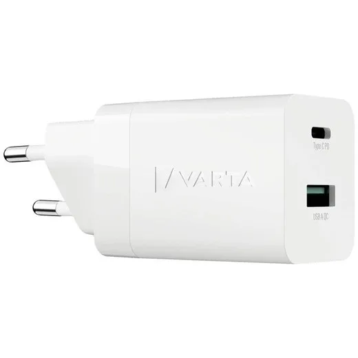 Sieťová nabíjačka, 1xUSB, 1x USB-C výstup, 38W, VARTA "Speed"