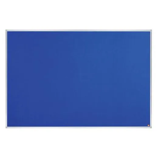 Odkazová tabuľa, hliníkový rám, 180x120 cm, NOBO "Essentials", modrá