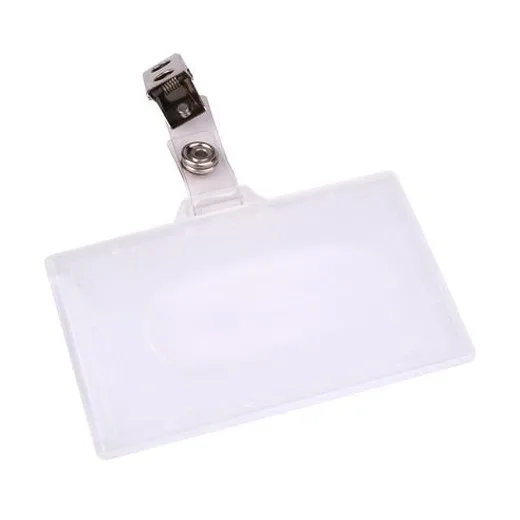 Visačka, so štipcom, 88x54 mm, VICTORIA OFFICE