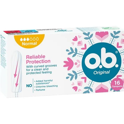 OB Original hygienické tampóny, normal, 16 ks