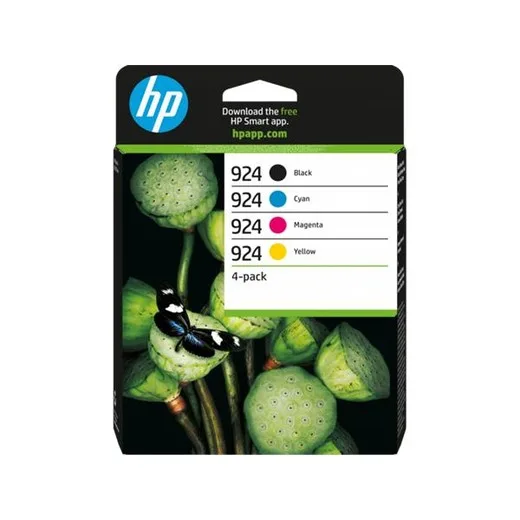 6C3Z1NE Atramentová náplň multipack do Officejet Pro 8120e, 8130e tlačiarní, HP 924 b+c+m+y, 500+3*400 strán