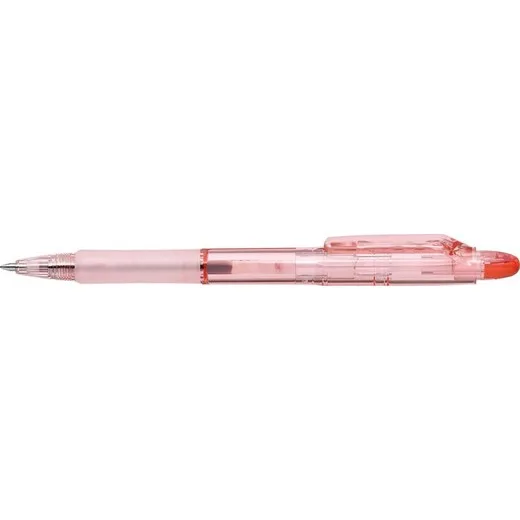 Guľôčkové pero, 0,24 mm, stláčací mechanizmus, ZEBRA "Jimnie Biotube", červená