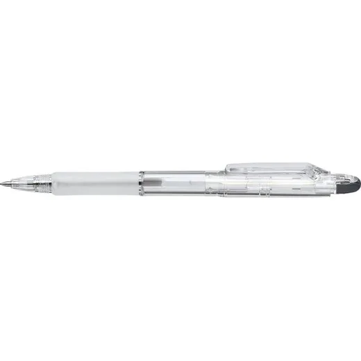Guľôčkové pero, 0,24 mm, stláčací mechanizmus, ZEBRA "Jimnie Biotube", čierna