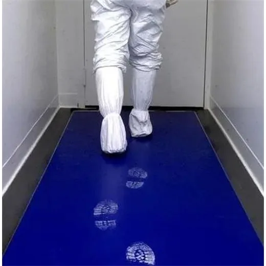 Rohožka, antibakteriálna, 45x115 cm, 5x30 dlaždíc, modrá