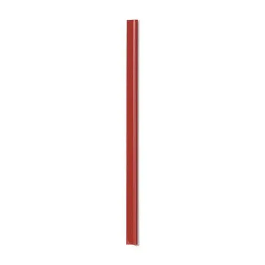 Násuvná lišta, 6 mm, 1-60 listov, DURABLE, červená