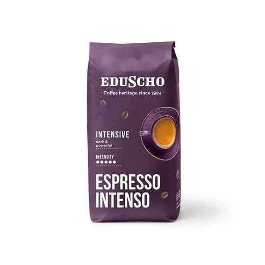 Káva, pražená, zrnková, EDUSCHO "Espresso Intensive"
