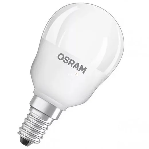 LED žiarovka, E14, malá guľa, P48, 8W, 806 lm, 4000K (HF), OSRAM "Value"