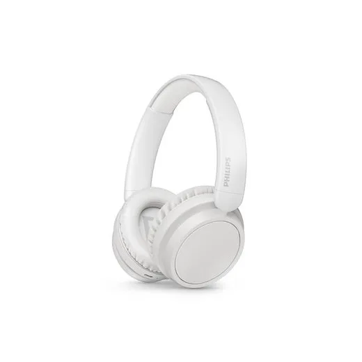 Náhlavné slúchadlá, bezdrôtové, Bluetooth 5.3, PHILIPS "TAH5209", biela