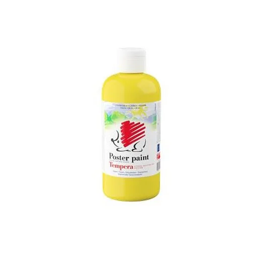 Tempera, 500 ml,  ICO "Ježko", žltá
