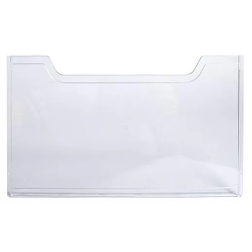 Predný panel k držiakom na katalógy, A4, ležatý, EXACOMPTA "Office", priehľadný