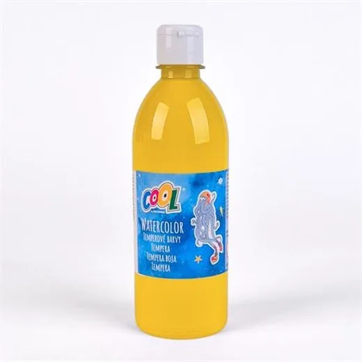 Tempera, COOL BY VICTORIA, 500 ml, žltá