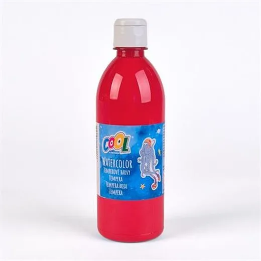 Tempera, COOL BY VICTORIA, 500 ml, červená