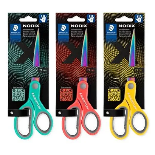 Nožnice, univerzálne, 21 cm, STAEDTLER "Norix® 965", rôzne farby