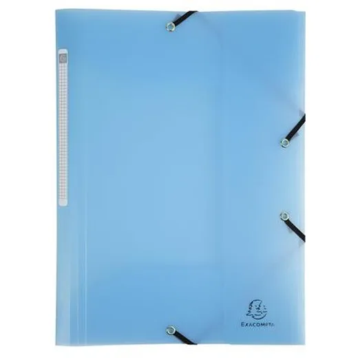 Doska s gumičkou, PP, A4, EXACOMPTA "Chromaline Pastel", modré