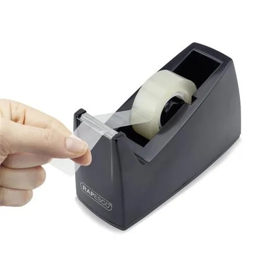 Dispenzor na lepiacu pásku, RAPESCO "300", čierny