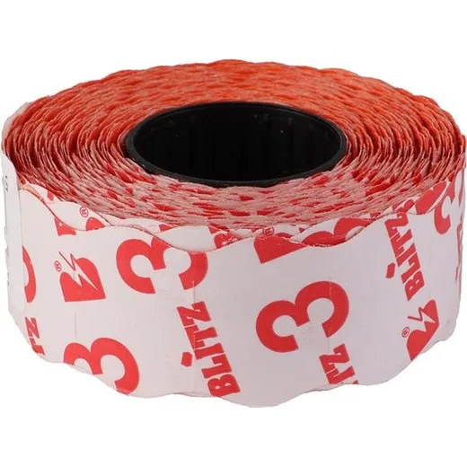 Cenové etikety, 22x16 mm, BLITZ, oranžové