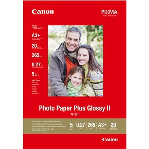 PP-201 fotopapier pre atramentové tlačiarne, formát A3+, gramáž 260 g/m2, extra lesklý, CANON