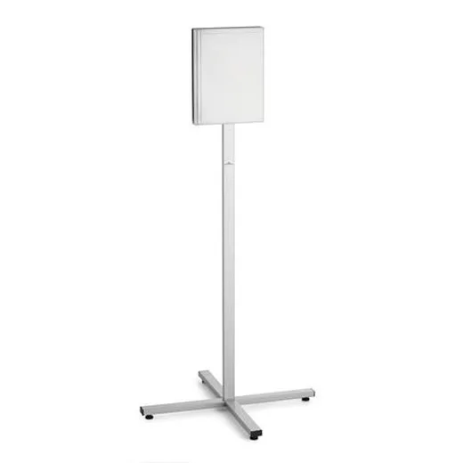 Podlahový stojan, vonkajší, A4, DURABLE „INFO STAND“, antracitovo sivý