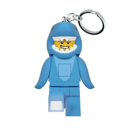 Kľúčenka, s LED svetlom, LEGO "Shark Suit Guy"