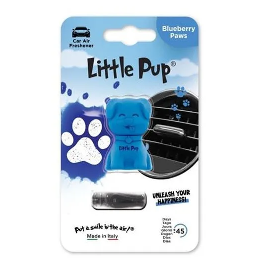 Osviežovač vzduchu do auta, LITTLE PUP "Blueberry Paws", modrý