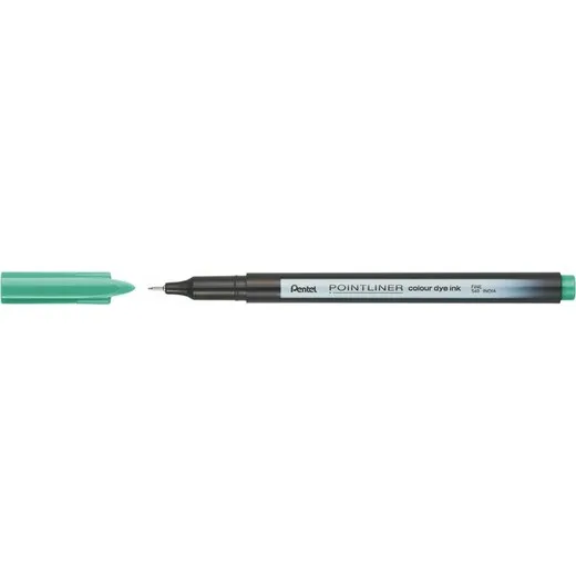 Liner, 0,4 mm, PENTEL "Pointliner", morský zelený