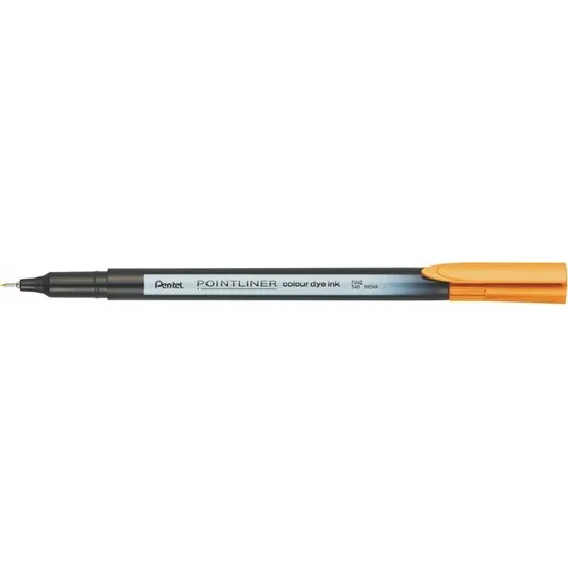 Liner, 0,4 mm, PENTEL "Pointliner", sunset oranžový