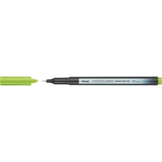 Liner, 0,4 mm, PENTEL "Pointliner", jablkovo zelený