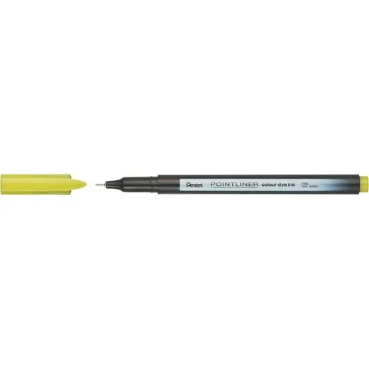 Liner, 0,4 mm, PENTEL "Pointliner", limetkovo zelený