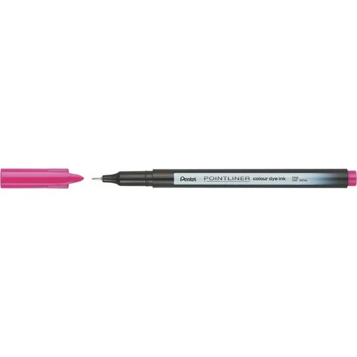 Liner, 0,4 mm, PENTEL "Pointliner", ružový