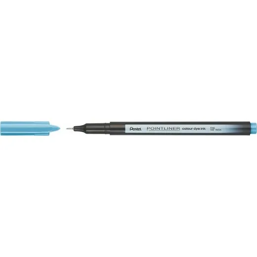 Liner, 0,4 mm, PENTEL "Pointliner", morský modrý