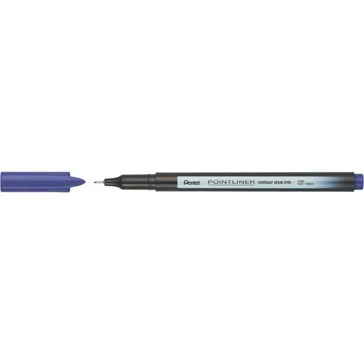 Liner, 0,4 mm, PENTEL "Pointliner", tmavofialový
