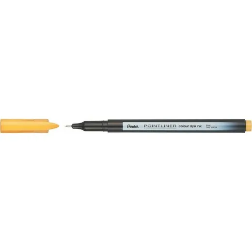Liner, 0,4 mm, PENTEL "Pointliner", okrový