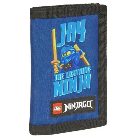 Peňaženka, na suchý zips, LEGO "Ninjago Jay", modrá, vzorovaná