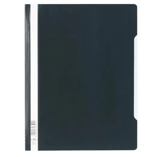 Rýchloviazač, PP, A4+, DURABLE, čierny
