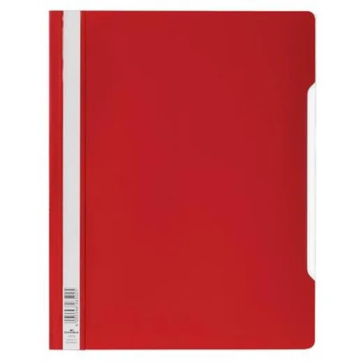 Rýchloviazač, PP, A4+, DURABLE, červený