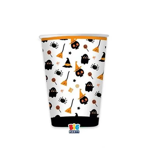 Pohár, papierový, 250 ml, "Halloween"