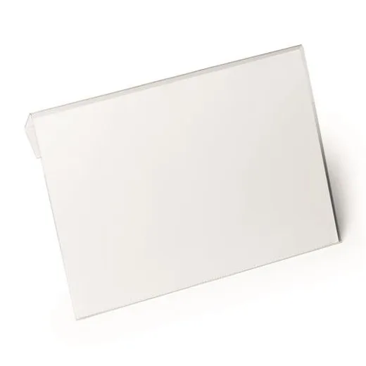 Logistické vrecko, skladacie, A5, hotizontálne, DURABLE "HARD COVER", priehľadné