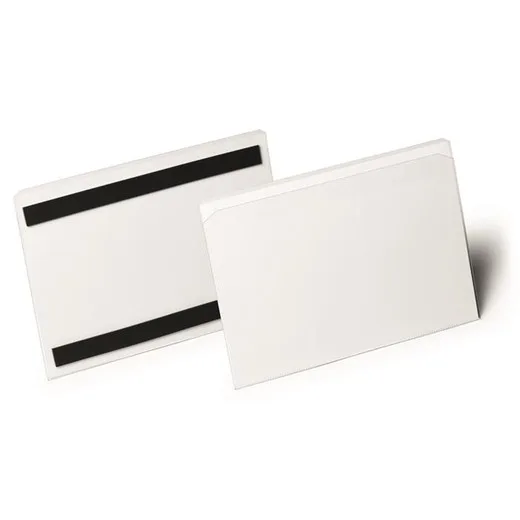Logistické vrecko, magnetické, A5, hotizontálne, DURABLE "HARD COVER", priehľadné