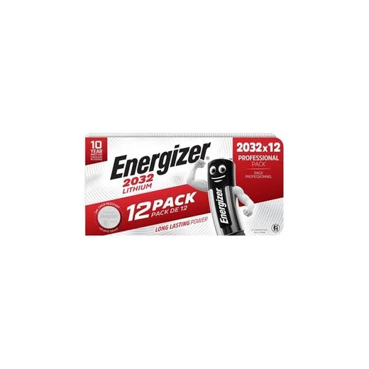 Gombíková batéria, CR2032, 12 ks, ENERGIZER