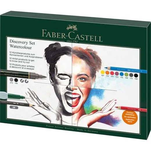Sada pre akvarelovú techniku, FABER-CASTELL "Discovery Set Albrecht Dürer", 12 ks