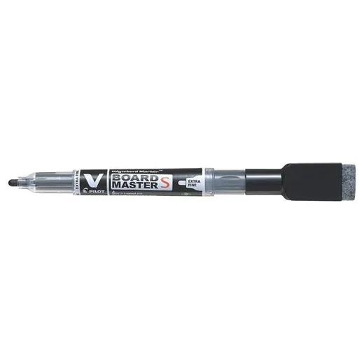 Popisovač na tabule, s hubkou 1,3 mm, EF, kuželový hrot, PILOT "V-Board Master S", čierny