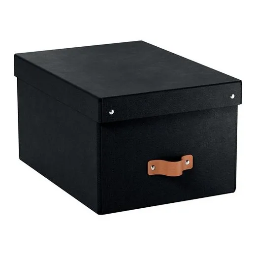 Úložný box, veľkosť M, LEITZ "Puro", čierny