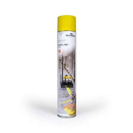 Sprej na označovanie podláh, DURABLE "Duraline® 750", žltý