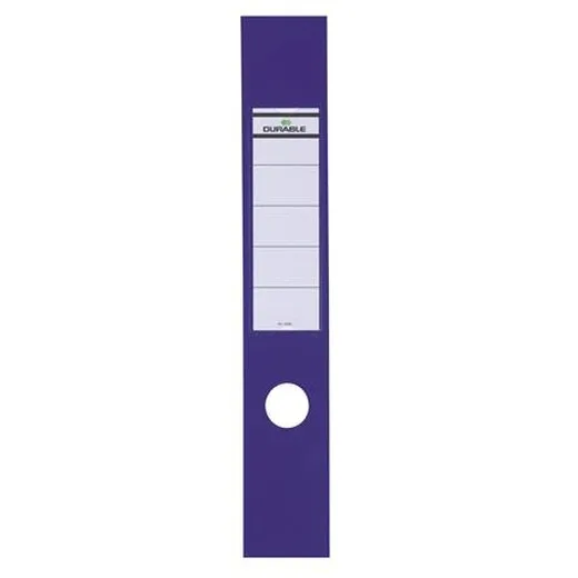 Chrbtový štítok, pre zakladače, samolepiaci, 60 x 390 mm, DURABLE „ORDOFIX®“, modrý