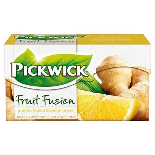 Ovocný čaj, 20x2 g, PICKWICK "Fruit Fusion", zázvor-citrón