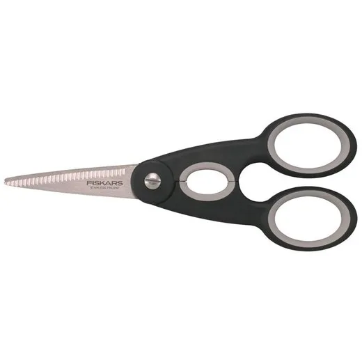 Kuchynské nožnice, 22 cm FISKARS "Functional ReNew", čierne