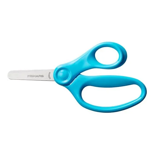 Nožnice, školské, 13 cm, FISKARS, tyrkisové