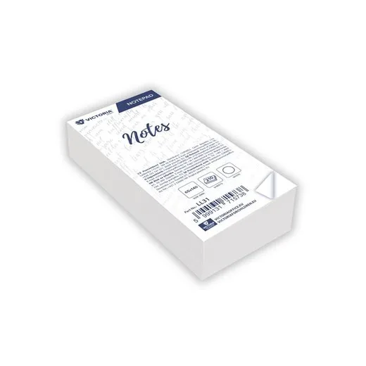 Čašnícky blok, 65 x140x30 mm, VICTORIA OFFICE, čistý