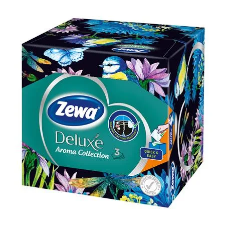 Papierové vreckovky, 3-vrstvové, 60 ks, ZEWA "Aroma Collection" 2